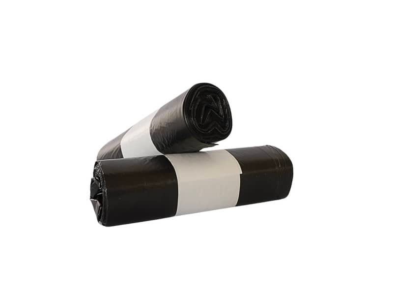 Sacchi in rotolo Erisack 48x57cm HD 4,9 g/9my con legaccio conf. 25 pz nero SP149