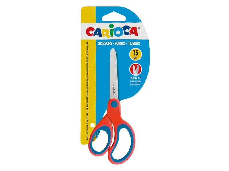 Forbice in acciaio punta arrotondata Carioca 15 cm 42635