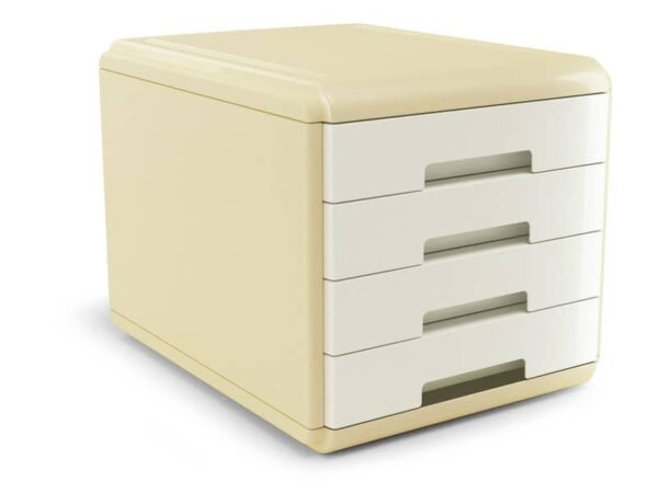 Cassettiera Arda Vintage Milk 4 cassetti 29,5x38,5xH.28,2 cm avorio - 18P4PMI