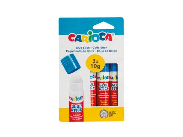 Colla Stick Carioca conf. da 3 pezzi 10 g 42781