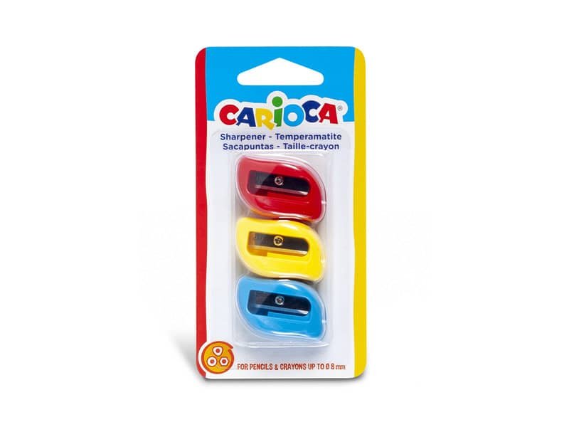 Temperamatite Carioca 1 foro conf. da 3 pezzi 42095