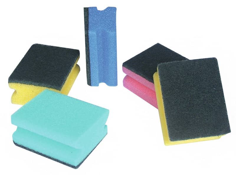 Spugne abrasive con impugnatura salvaunghie Pippo conf. 5 pezzi 7,5x6x4 cm – NP1817