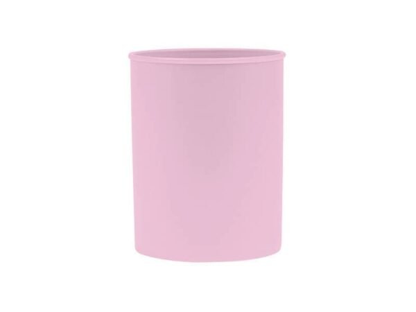 Portapenne in polipropilene rotondo Donau D.7,5xH.9,5 cm 100% riciclabile viola pastello - 3132101PL-23