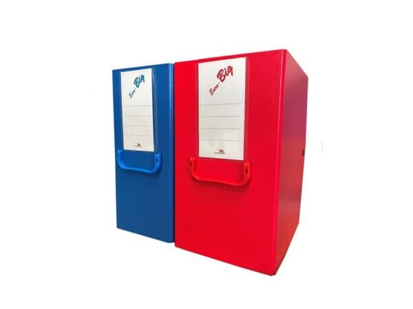 Cartella portaprogetti con bottone Euro-cart Euro Big - 25x35 cm dorso 16 cm - rosso - YCP-PPL16RO