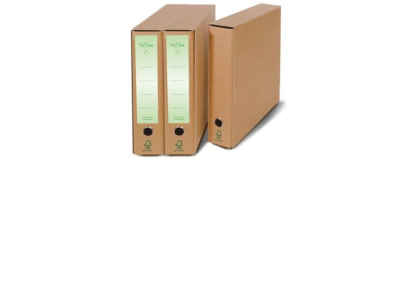 Registratore protocollo Euro-cart Eco Elite con custodia avana dorso 5 cm – FMCXREP5AV
