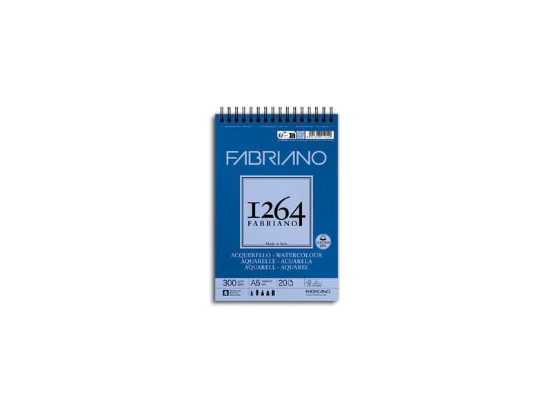 Blocco acquerello spiralato Fabriano 300 g – 20 fogli A5 – 19100648