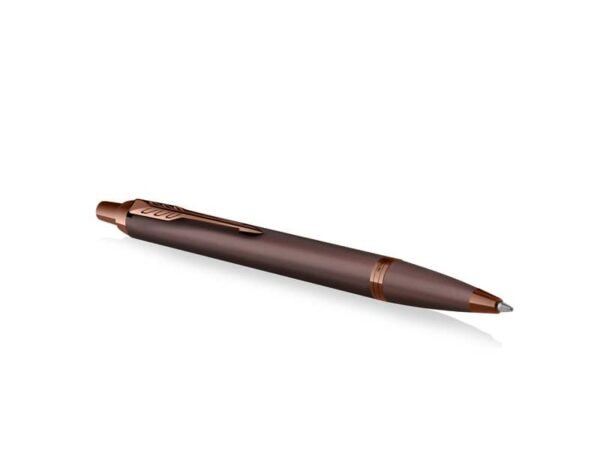 Penna a sfera a scatto monocromatica Parker punta media blu finitura bordeaux 2190514