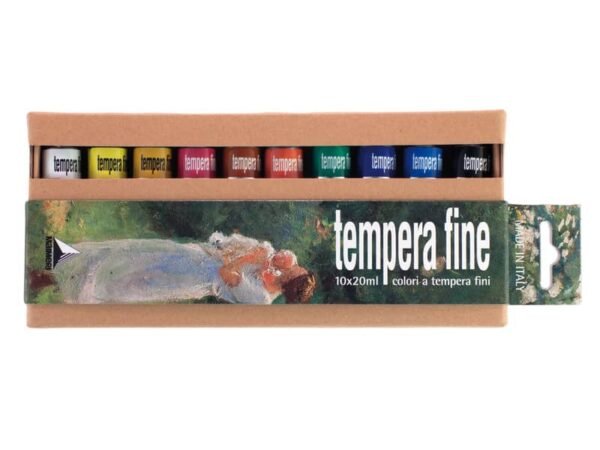 Tempera fine Maimeri in tubetto 20 ml - conf. da 10 colori assortiti M2598100