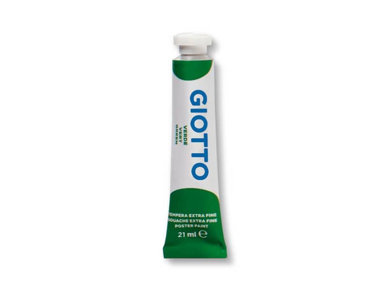 Tempera Giotto Extra ultrafine in tubetto 21 ml verde – F35501200