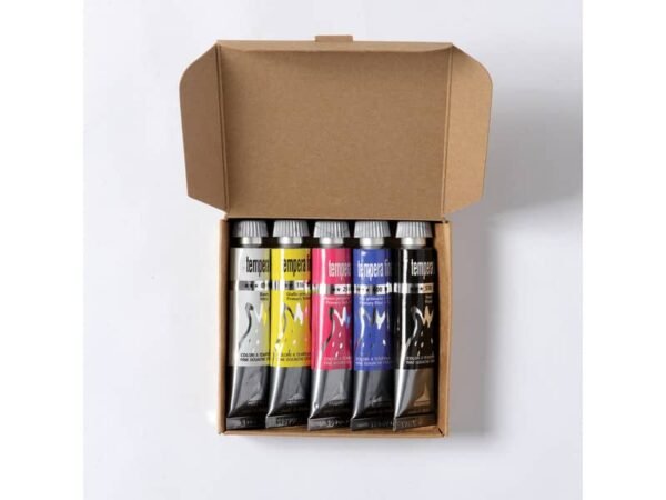 Tempera fine Maimeri in tubetto 20 ml - conf. da 5 colori assortiti M2598049