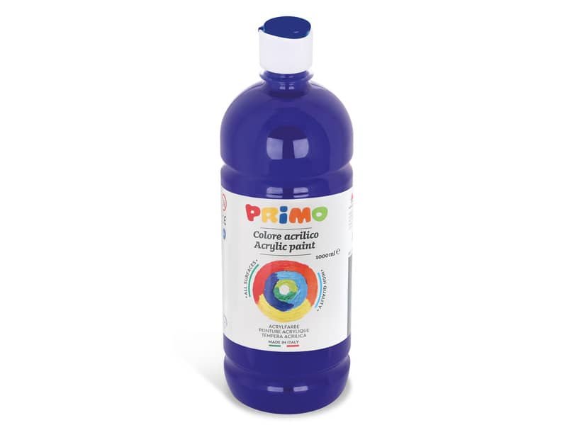 Colore acrilico Primo in bottiglia con tappo dosatore 1000 ml – 500 blu oltremare 404TA1000500