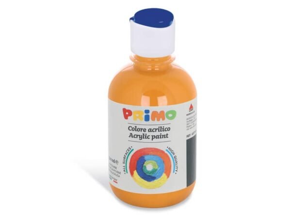 Colore acrilico Primo in bottiglia con tappo dosatore 300 ml giallo ocra 400TA300270