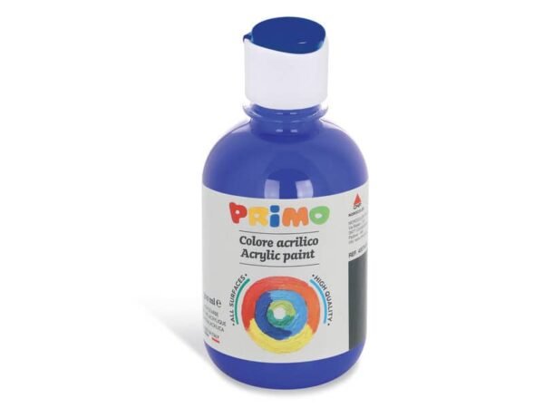 Colore acrilico Primo in bottiglia con tappo dosatore 300 ml blu scuro 400TA300520