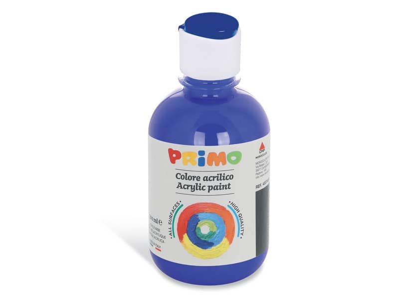 Colore acrilico Primo in bottiglia con tappo dosatore 300 ml blu scuro 400TA300520