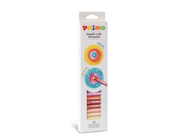 Pastelli a olio tondi Primo diametro 8 mm in conf. da 25 colori assortiti 081PO25N