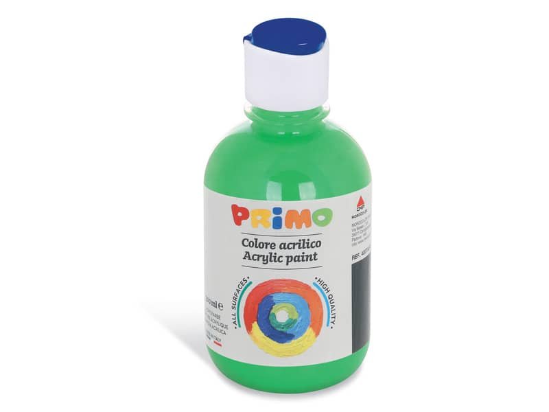 Colore acrilico Primo in bottiglia con tappo dosatore 300 ml – 610 verde smeraldo 400TA300610