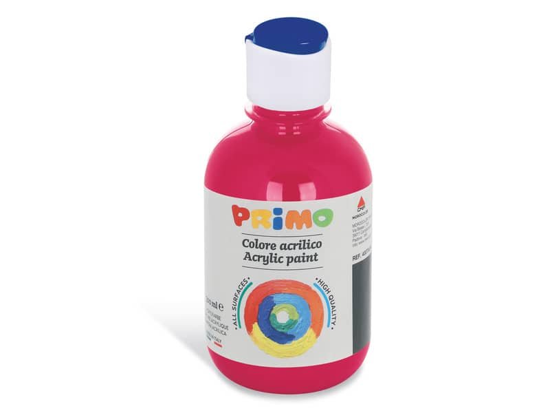 Colore acrilico Primo in bottiglia con tappo dosatore 300 ml – 301 magenta 400TA300301