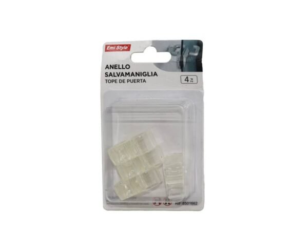 Anello salvamaniglia Emi trasparente 32,5x13,3 mm conf. da 4 pezzi 8501662