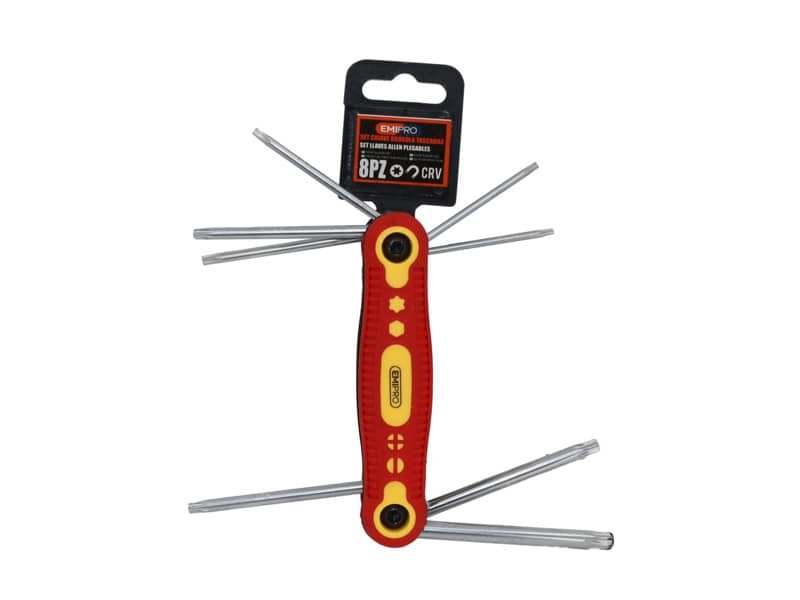 Set chiavi tascabile a brugola tork Emi conf. da 8 pezzi 8100183