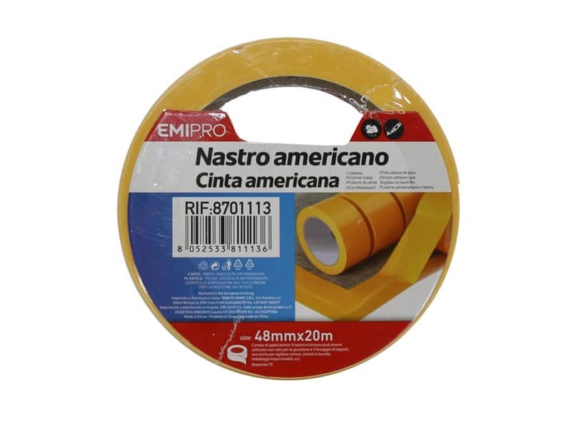 Nastro americano Emi 48 mm x 20 m giallo  8701113