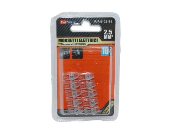 Morsetti elettrici Emi conf. 10 pezzi 2,5 mm 8102183