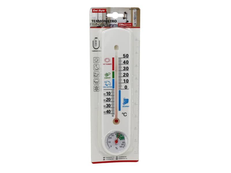 Termometro + barometro da parete Emi 23×5 cm 8901006