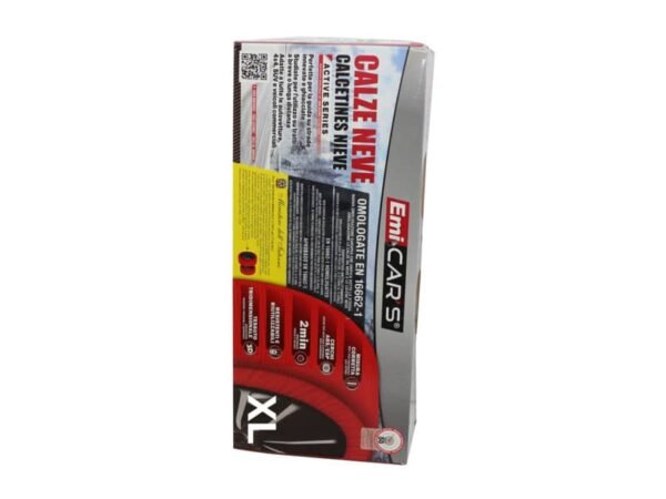 Calze da neve Emi omologate per auto - XL - conf. 2 pezzi - 8009198