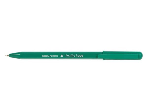 Penna a sfera Tratto 1 Green Plastic conf. 50 pezzi in 4 colori assortiti F838304