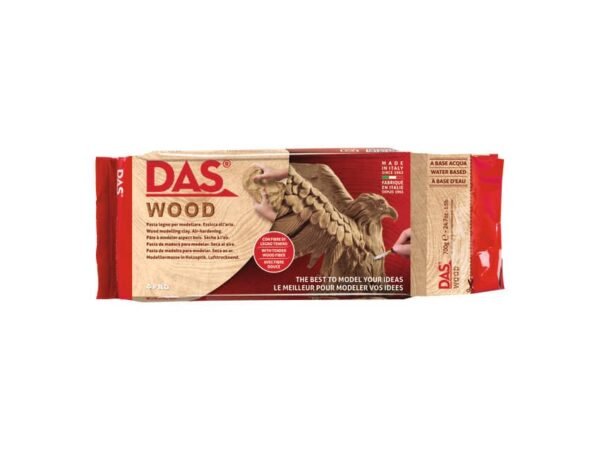 Pasta legno per modellare Das Wood panetto da 700 g F348800