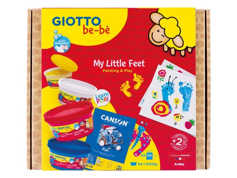 Set creativo gioca e colora Giotto BebŠ My Little Feet F478800