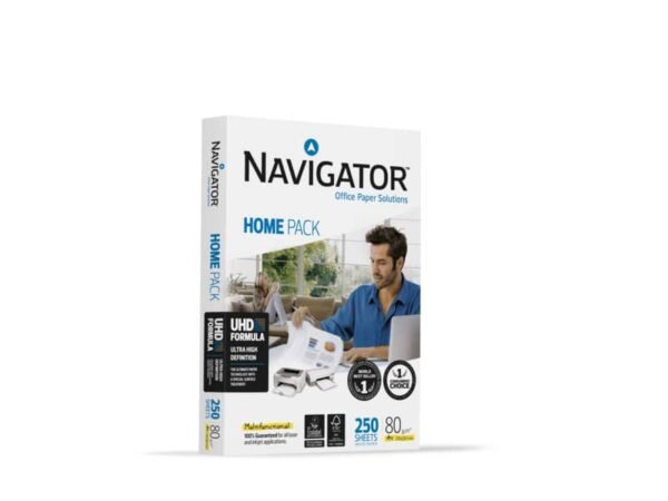Carta per fotocopie Navigator Home Pack 80gr/mq A4 - Risma da 250 fogli - NHP0800065