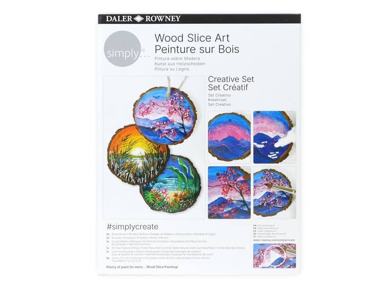 Creative set pittura Daler Rowney Simply Wood su legno D196250004