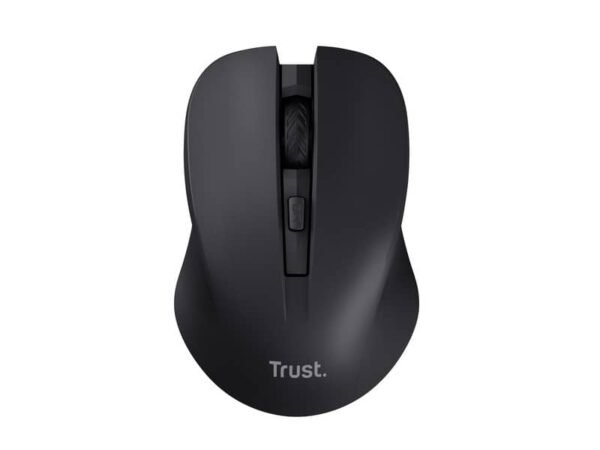 Mouse ottico wireless tasti silenziosi Trust Mydo nero 25084