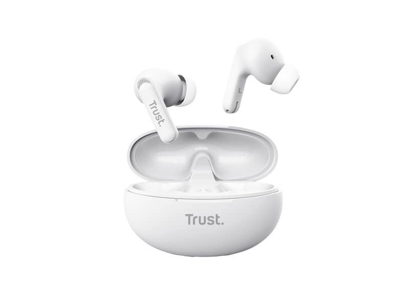 Auricolari ENC bluethooth Trust Yavi bianco-con gommino 25172