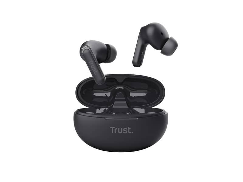 Auricolari ENC bluethooth Trust Yavi nero-con gommino 25296