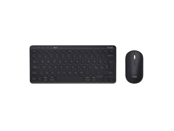 Set tastiera e mouse wireless con ricevitore Trust Lyra nero 24844