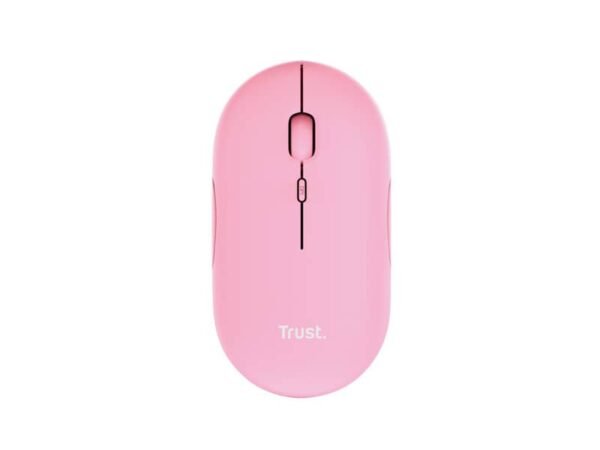 Mouse ultrasottile wireless Trust ricaricabile rosa 24125