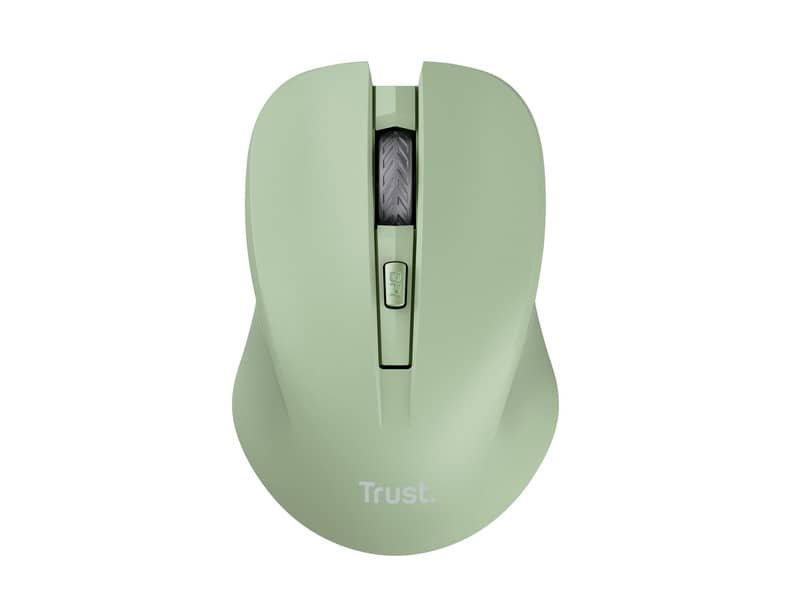 Mouse ottico wireless tasti silenziosi Trust Mydo verde 25042