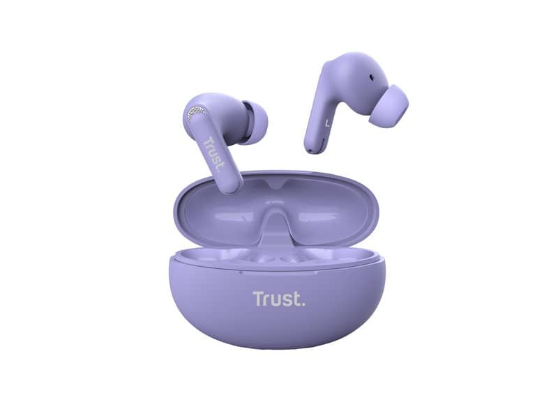 Auricolari ENC bluethooth Trust Yavi porpora-con gommino 25297