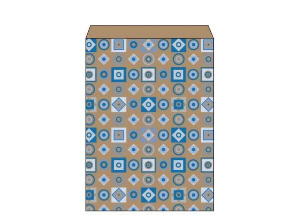 Sacchetto in carta kraft Maniero con soffietto in conf. da 500 pz 200x40x290 mm - SQS