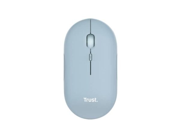 Mouse ultrasottile wireless Trust ricaricabile azzurro 24126