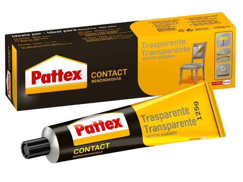 Adesivo a contatto permanente Pattex Contact trasparente 125 g – 1419322