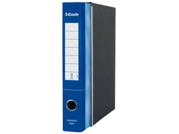 Registratore protocollo Esselte Essentials G74 23x33 cm dorso 5 cm blu - 390774050