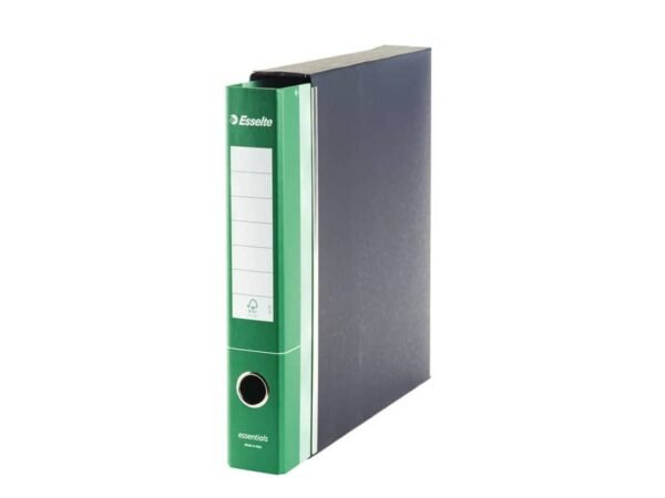 Registratore commerciale Esselte Essentials G72 23x30 cm dorso 5 cm verde - 390772180