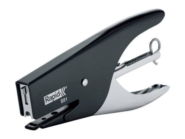 Cucitrice a pinza Rapid S51 Supreme fino a 12 fogli Rapid nera 10538705
