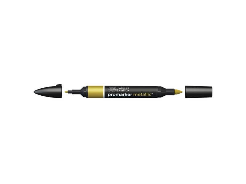 Pennarelli doppia punta Winsor&Newton metallic gold – 0206689