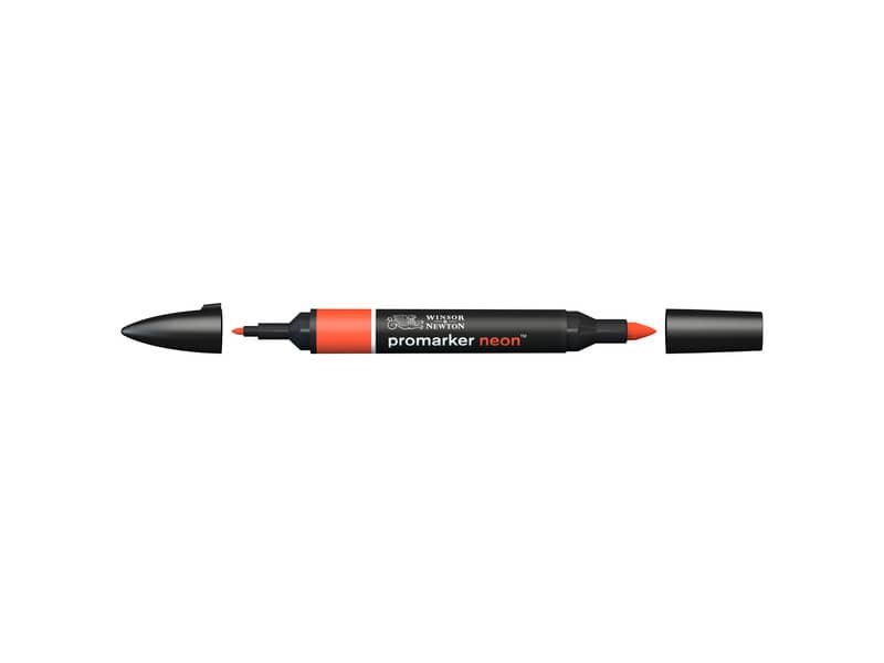 Pennarelli doppia punta Winsor&Newton neon spark red – 0205405