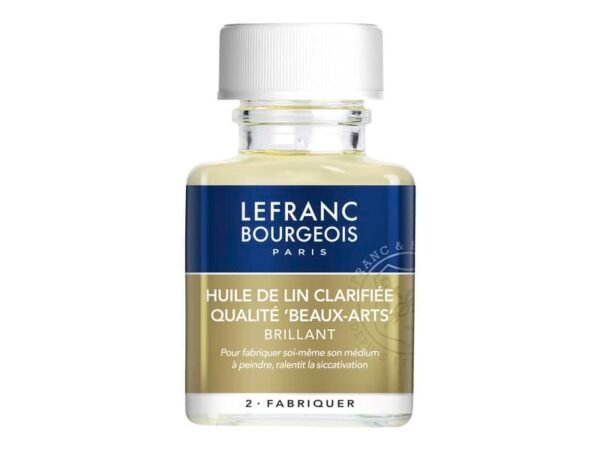 Olio di lino chiarificato Lefranc Bourgeois formato 75 ml - 300013