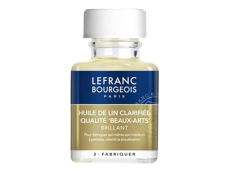Olio di lino chiarificato Lefranc Bourgeois formato 75 ml – 300013