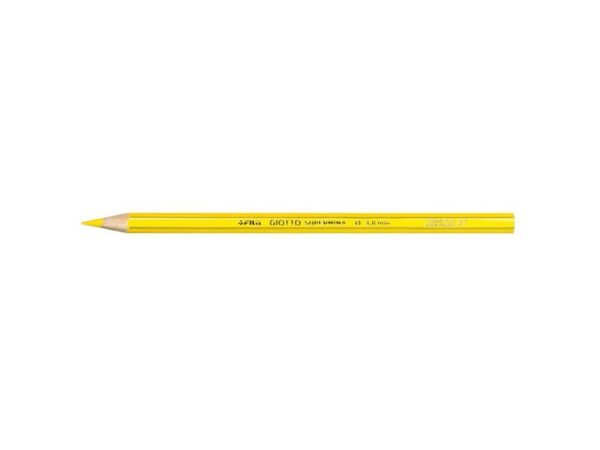 Matita colorata Giotto Supermina giallo fluo F239051